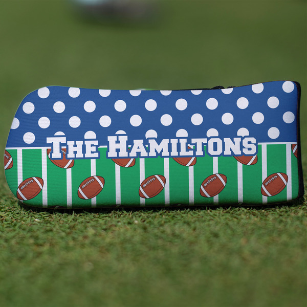 Custom Football Blade Putter Cover (Personalized)