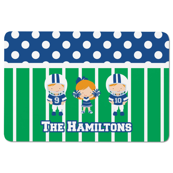 Football Rectangular Fridge Magnet - FRONT