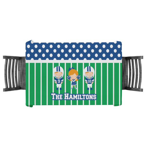 Custom Football Tablecloth - 58"x58" (Personalized)