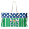 Football Large Tote Bag with Rope Handles (Personalized)