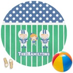Football Round Beach Towel (Personalized)