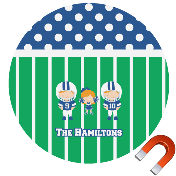Custom Football Car Magnet (Personalized)