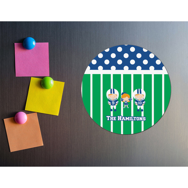 Football Round Fridge Magnet - LIFESTYLE