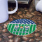 Football Round Paper Coaster - Front