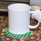 Football Round Paper Coaster - With Mug