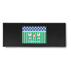 Football Rubber Bar Mat (Personalized)