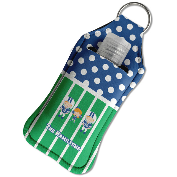 Football Sanitizer Holder Keychain - Large in Case