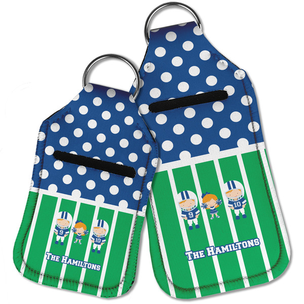 Football Sanitizer Holder Keychain - Parent Main