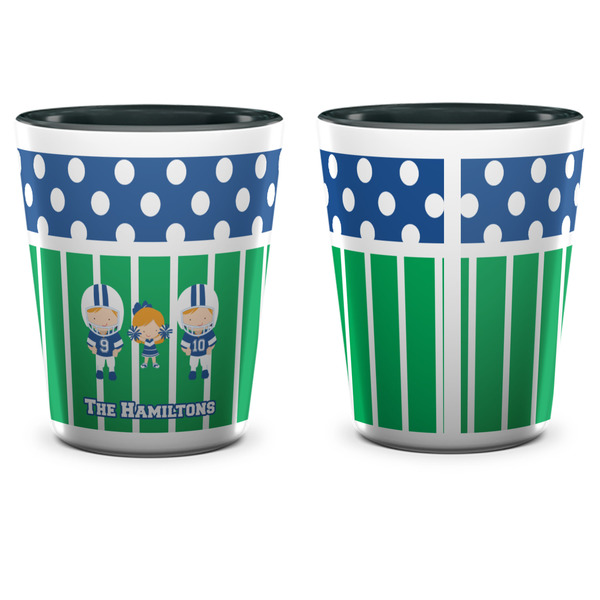 Football Shot Glass - Two Tone - APPROVAL