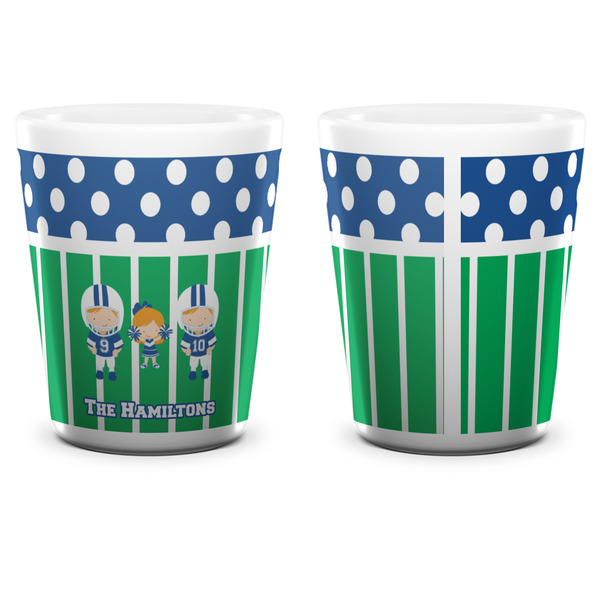 Football Shot Glass - White - APPROVAL