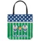 Football Canvas Tote Bag - Small - 13"x13" (Personalized)