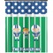 Football Extra Long Shower Curtain - 70"x84" (Personalized)
