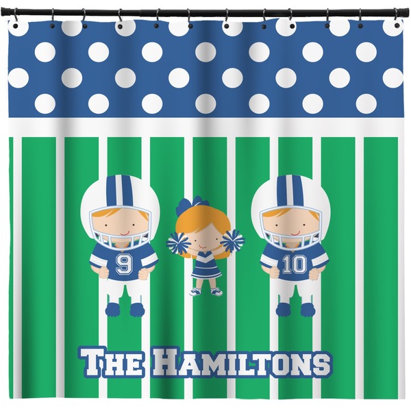 Custom Football Shower Curtain - Custom Size (Personalized)