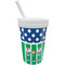 Football Sippy Cup with Straw (Personalized)