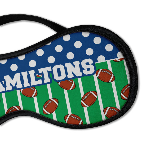 Football Sleeping Eye Mask - DETAIL Large
