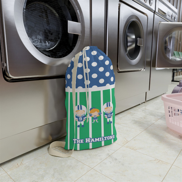 Football Small Landry Bag - In Context