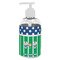 Football Plastic Soap / Lotion Dispenser (8 oz - Small - White) (Personalized)