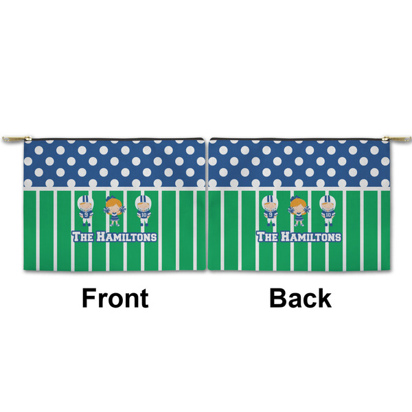 Football Small Zipper Pouch Approval (Front and Back)