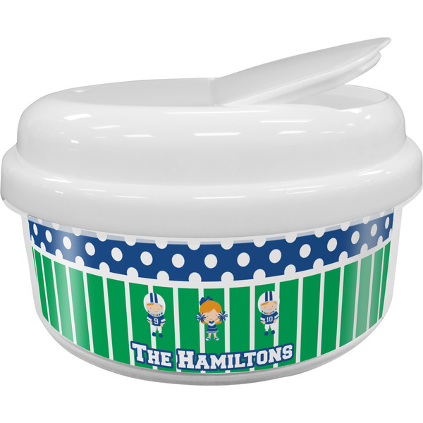 Custom Football Snack Container (Personalized)