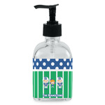 Football Glass Soap & Lotion Bottle - Single Bottle (Personalized)