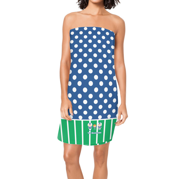 Custom Football Spa / Bath Wrap w/ Multiple Names