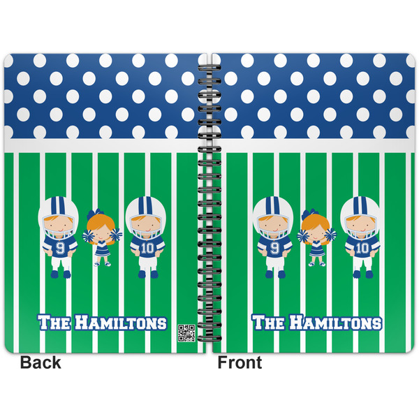 Football Spiral Journal 7 x 10 - Apvl