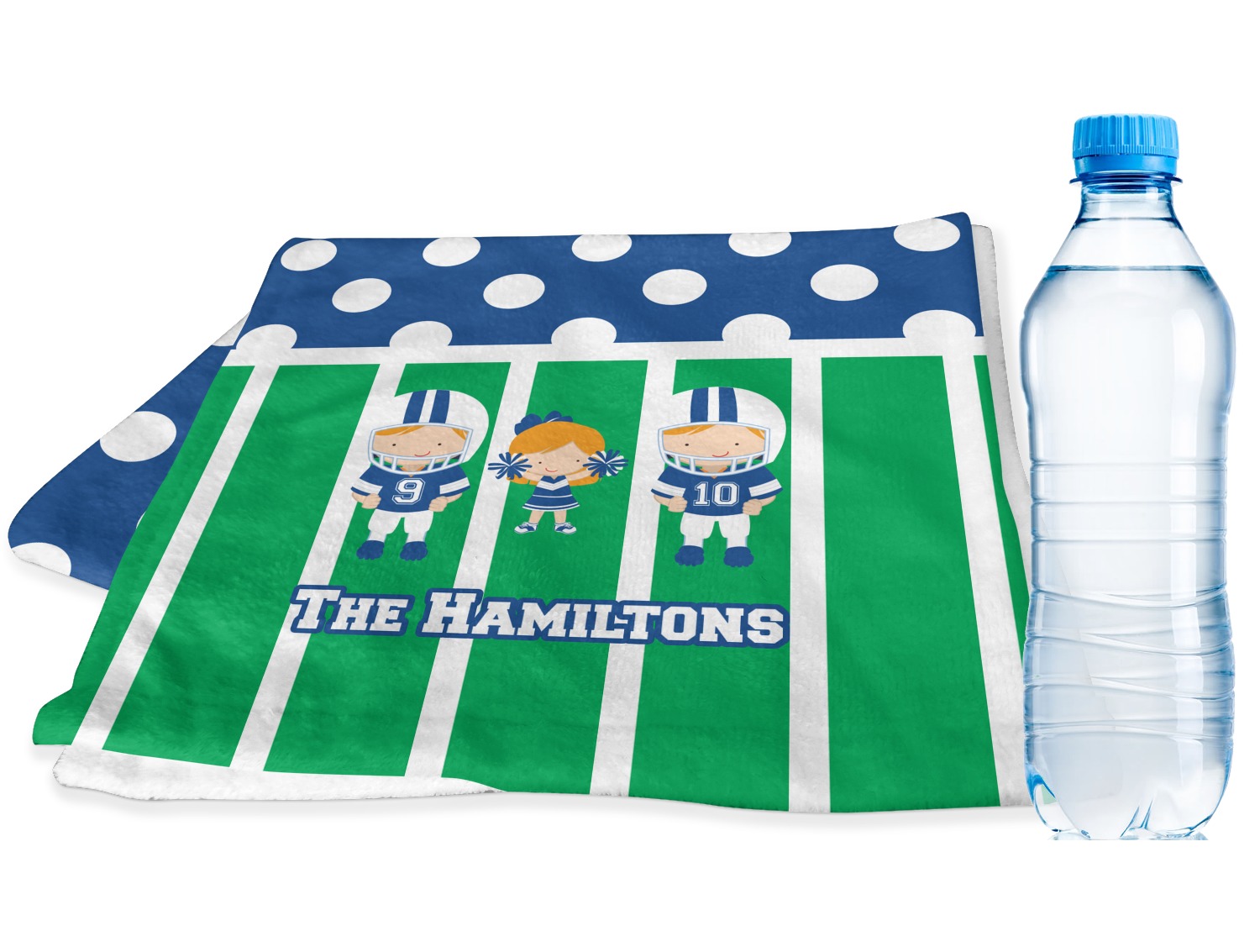 Custom Football Sports & Fitness Towel (Personalized) YouCustomizeIt
