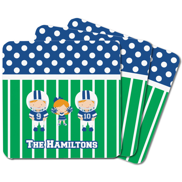 Football Square Fridge Magnet - MAIN