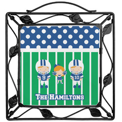 Football Square Trivet (Personalized)