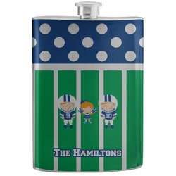 Football Stainless Steel Flask (Personalized)