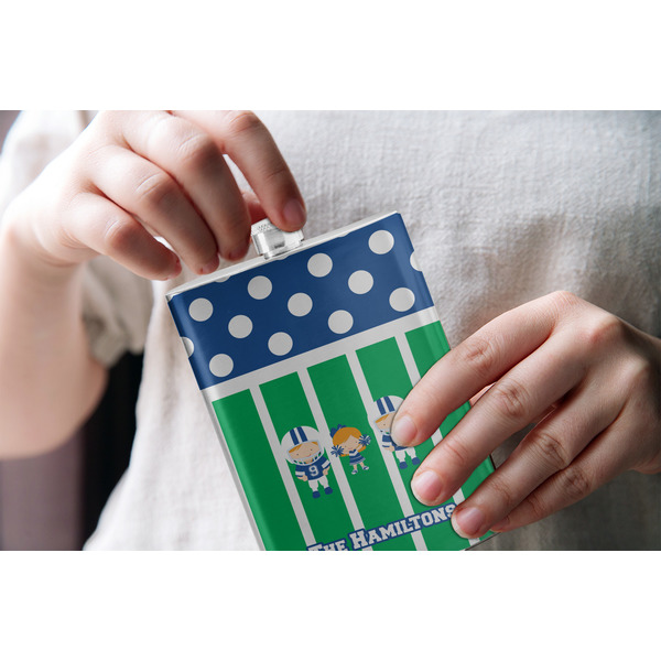 Football Stainless Steel Flask - LIFESTYLE 1