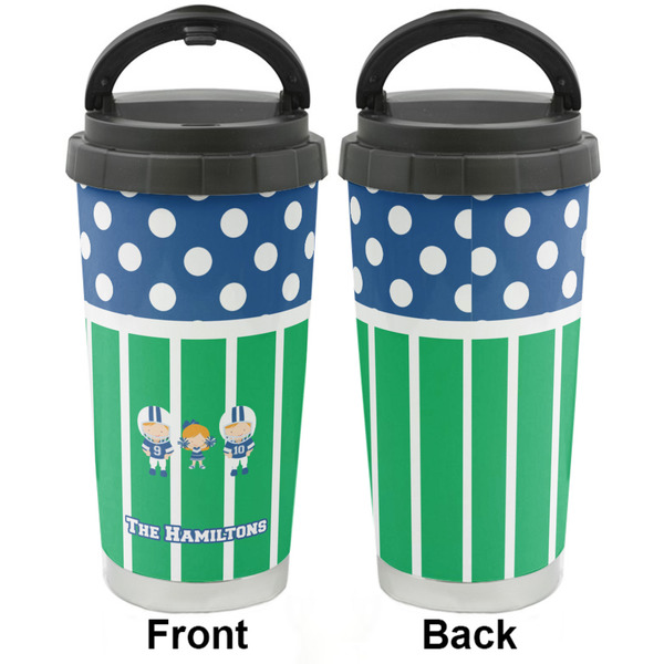 Football Stainless Steel Travel Cup - Apvl