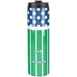 Football Stainless Steel Skinny Tumbler - 20 oz (Personalized)