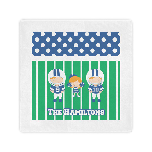 Custom Football Cocktail Napkins (Personalized)