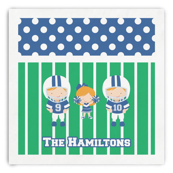 Custom Football Paper Dinner Napkins (Personalized)
