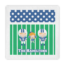 Football Decorative Paper Napkins (Personalized)