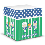 Football Sticky Note Cube (Personalized)