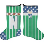 Football Holiday Stocking - Double-Sided - Neoprene (Personalized)