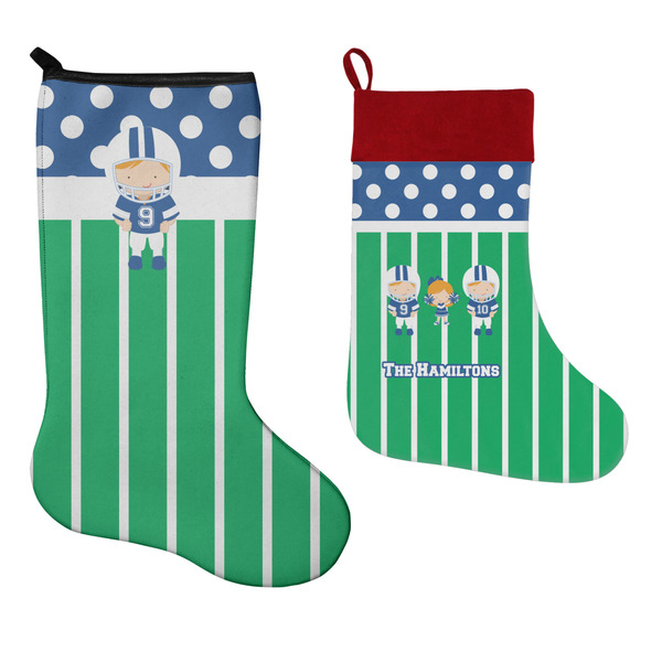 Football Stockings - Side by Side compare