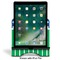 Football Stylized Tablet Stand - Front with ipad