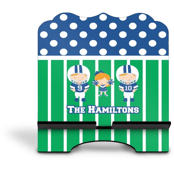 Football Stylized Tablet Stand - Front without iPad