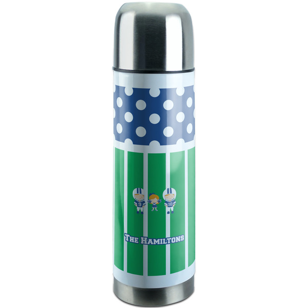 Custom Football Stainless Steel Thermos (Personalized)