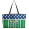 Football Tote w/Black Handles - Front View