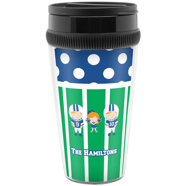 Custom Football Acrylic Travel Mug without Handle (Personalized)