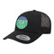 Football Trucker Hat - Black (Personalized)