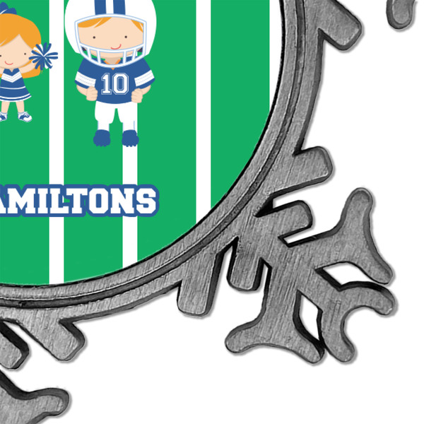 Football Vintage Snowflake - Detail