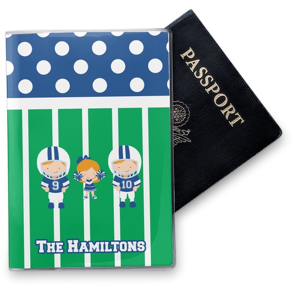 Custom Football Vinyl Passport Holder (Personalized)