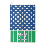 Football Waffle Weave Golf Towel (Personalized)