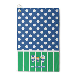 Football Waffle Weave Golf Towel (Personalized)