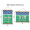 Football Wall Hanging Tapestries - Parent/Sizing